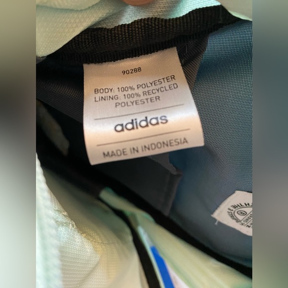 Adidas Originals Santiago Mini Backpack Ice Mint Green 10” NWT MSRP $35 #EV7591 - Picture 7 of 10